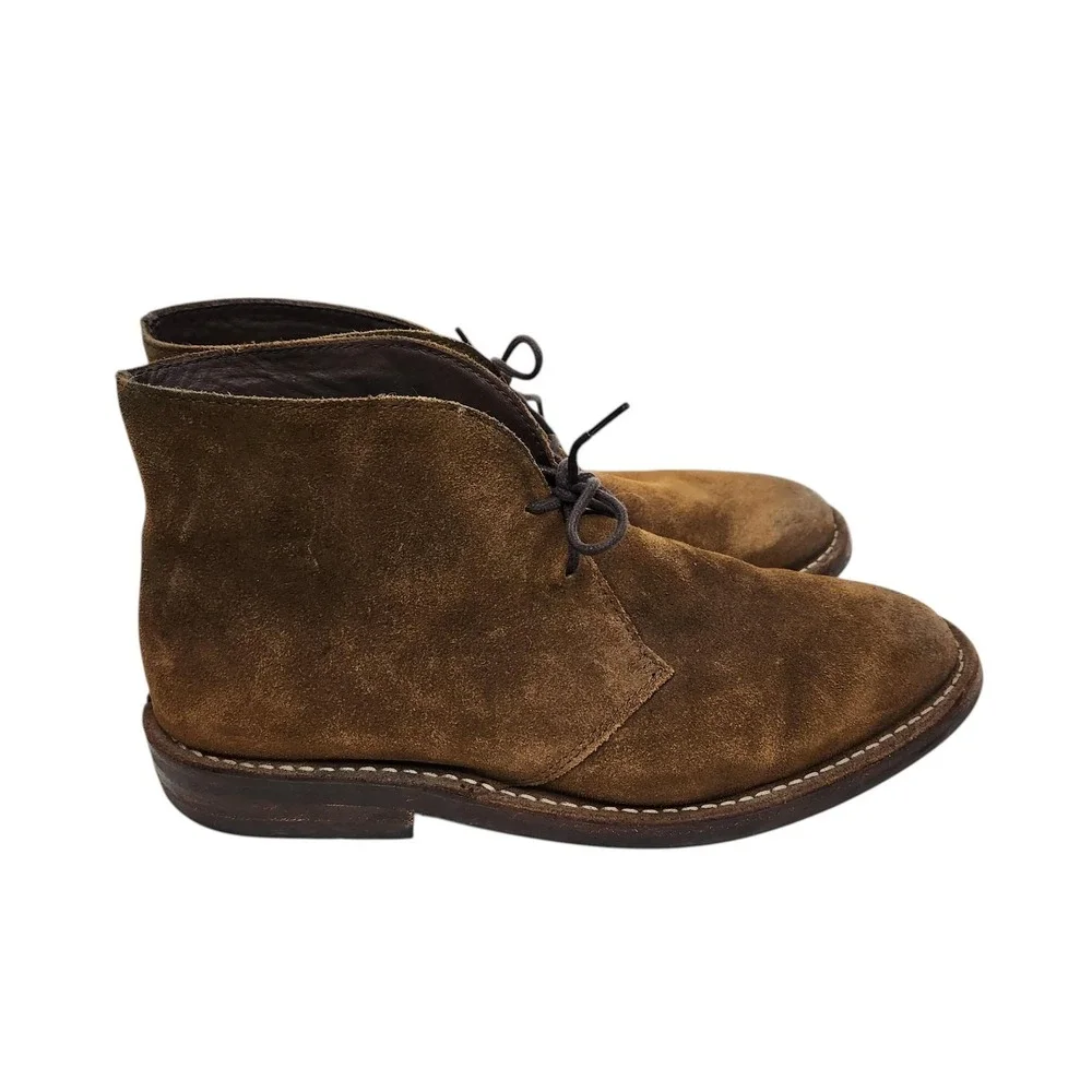 THURSDAY BOOT CO. Scout Boots Mens 8 Brown Suede Chukka Ankle Lace Up Casual